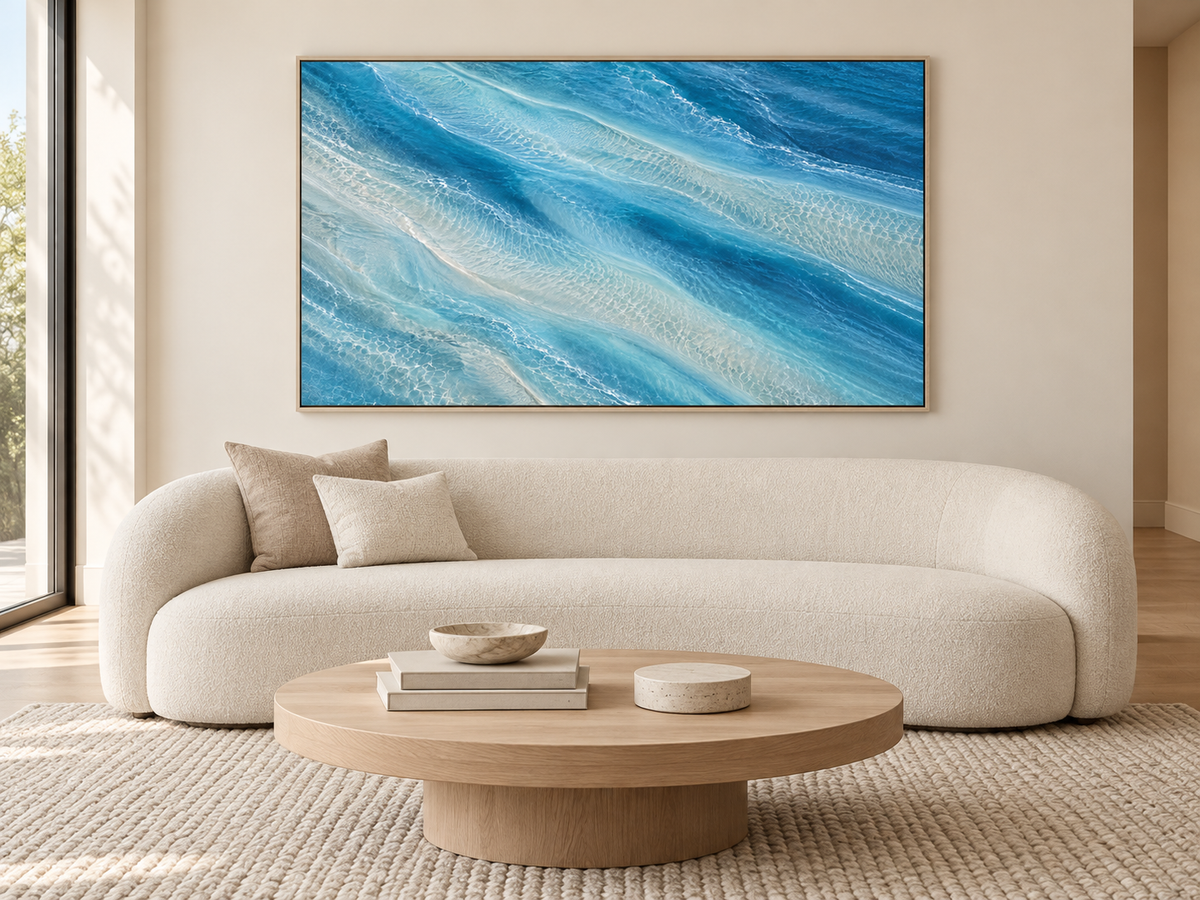 Tidal Silk | Coastal Abstract