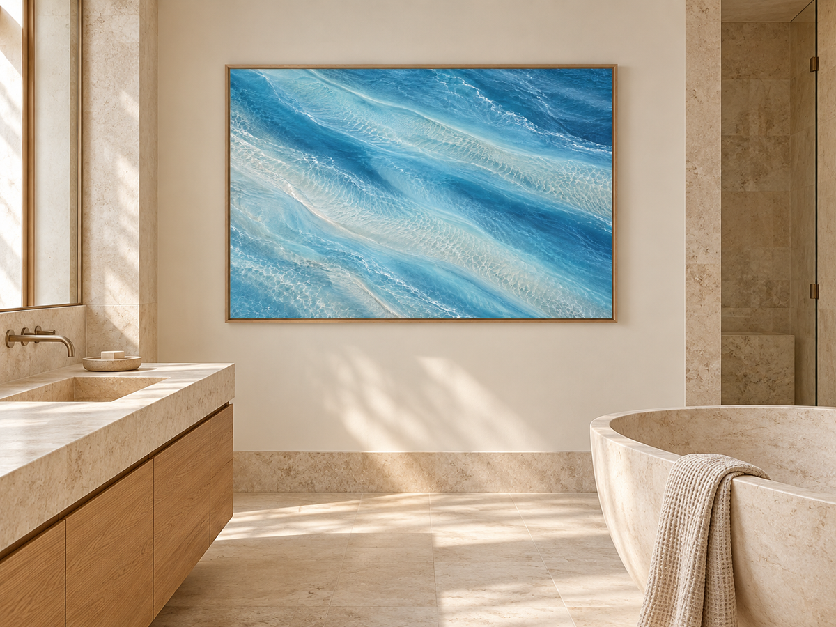Tidal Silk | Coastal Abstract