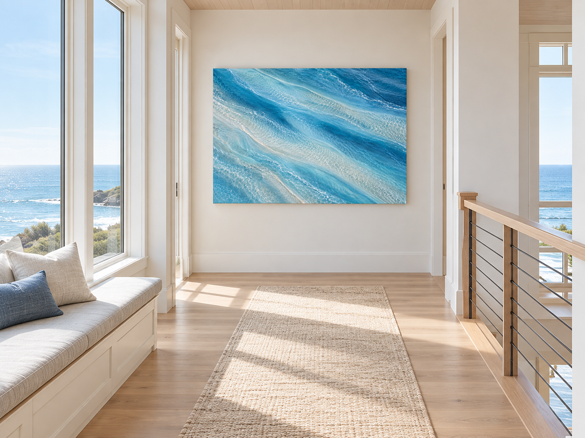 Tidal Silk | Coastal Abstract