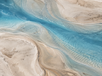 Turquoise Tidal | Coastal Abstract