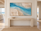 Turquoise Tidal | Coastal Abstract