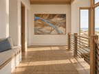 Blue Braid | Coastal Abstract