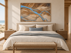 Blue Braid | Coastal Abstract
