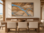 Blue Braid | Coastal Abstract