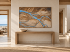 Blue Braid | Coastal Abstract