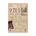 Dolly Parton 9 to 5 Poster | Vintage Office Collage Wall Art