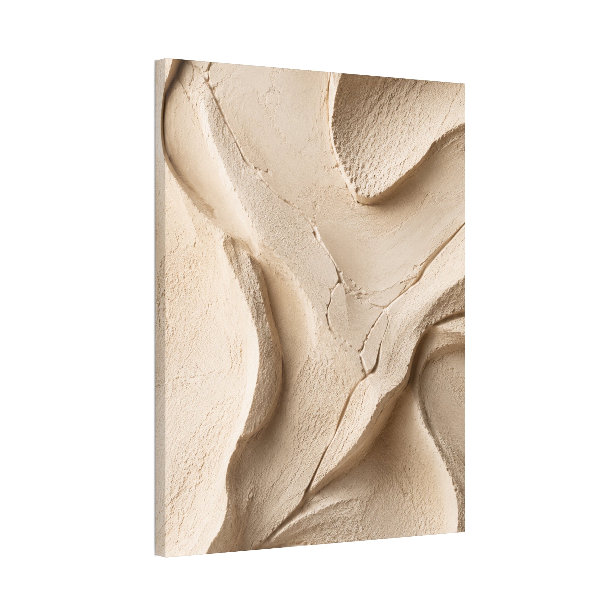 Neutral Clay Texture Canvas