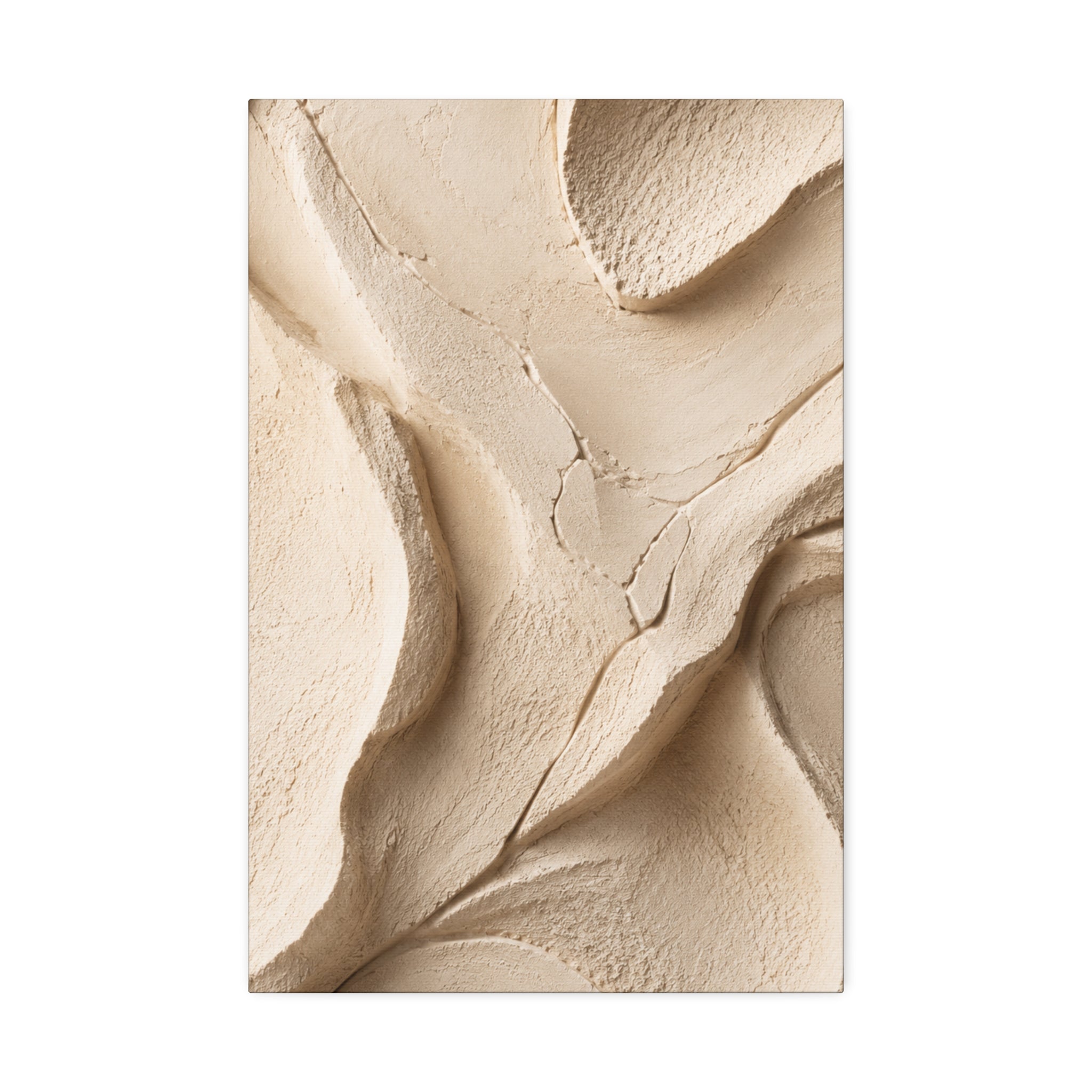 Neutral Clay Texture Canvas