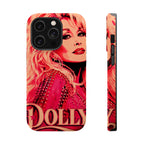 Dolly Parton DOLLY Tough Magnetic Phone Case | Pink Pop Art MagSafe Case