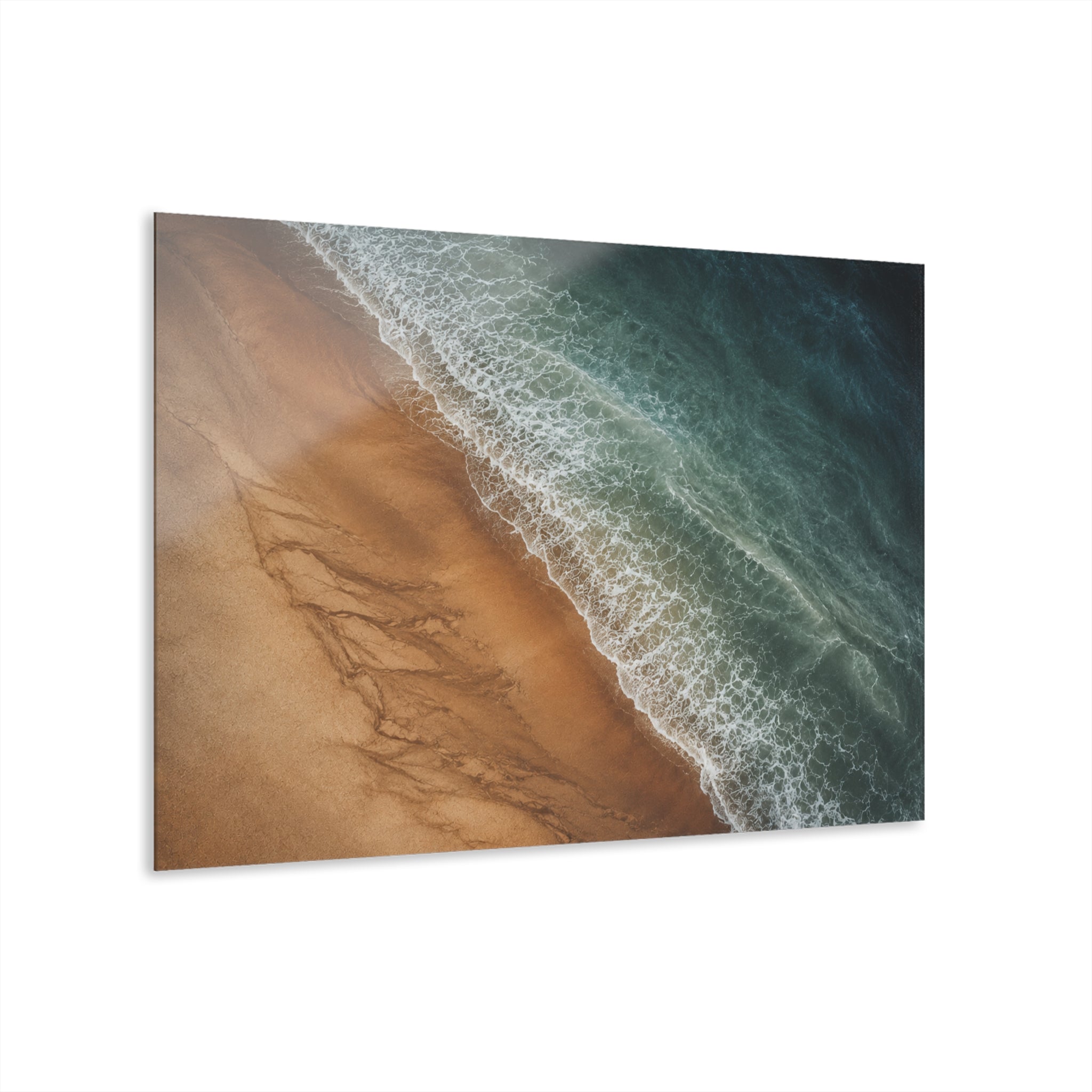Coastal Aerial Acrylic Print (French Cleat Hanging)
