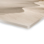 Acrylic Print - Neutral Beach Sand Dune Wall Art (French Cleat Hanging)