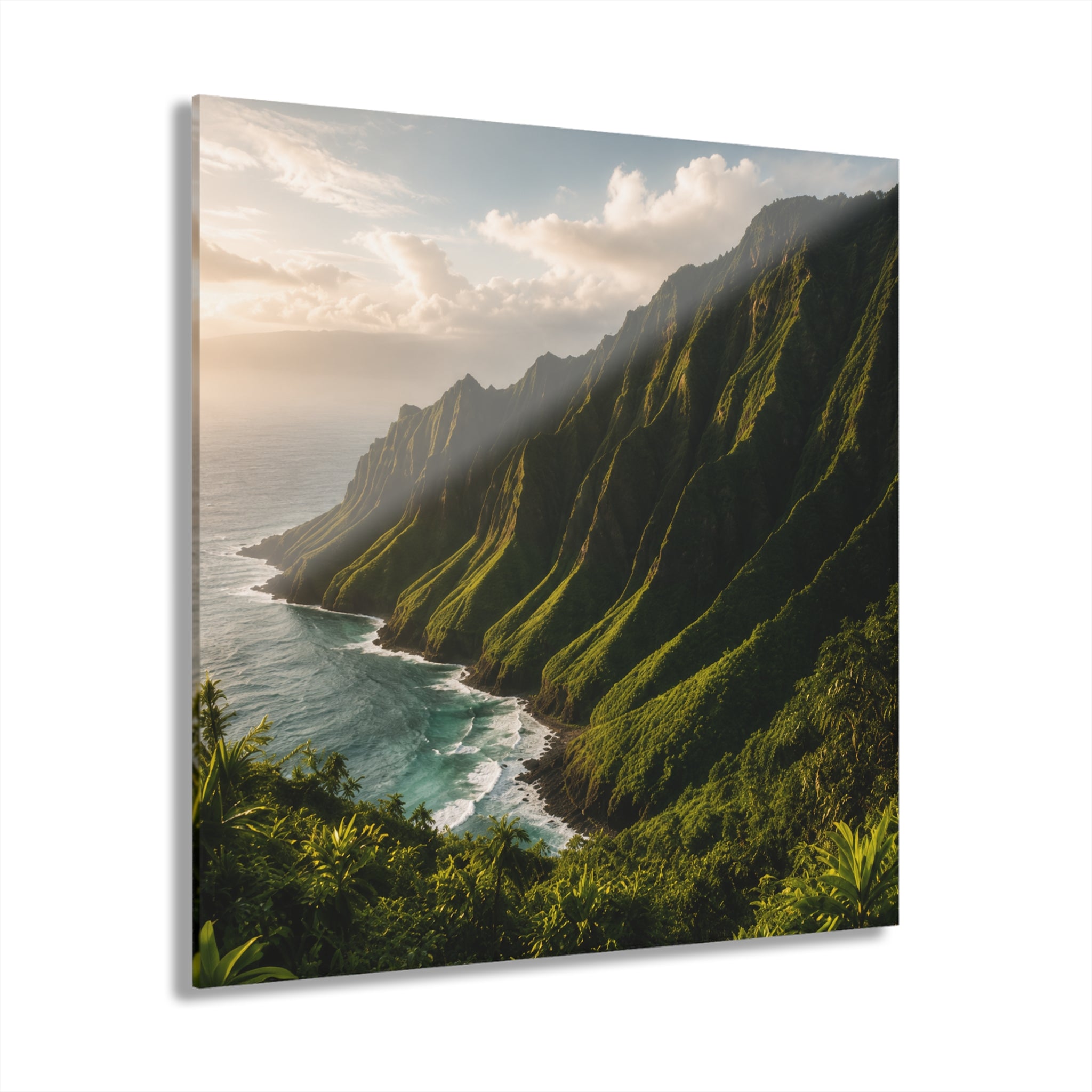 Island Mist No.1 | 4-Piece Hawaii Wall Art Set