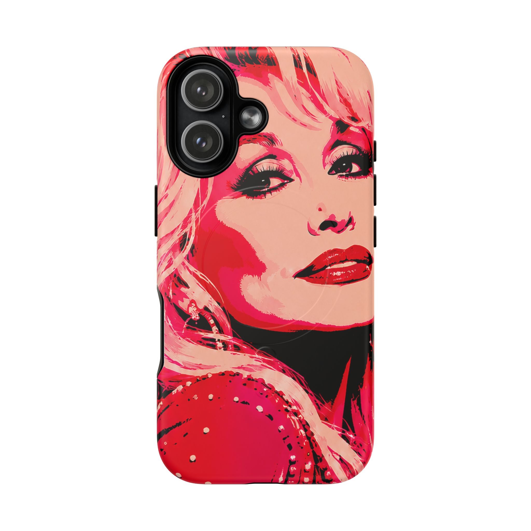 Dolly Parton HOT PINK MagSafe Phone Case