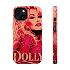 Dolly Parton DOLLY Tough Magnetic Phone Case | Pink Pop Art MagSafe Case