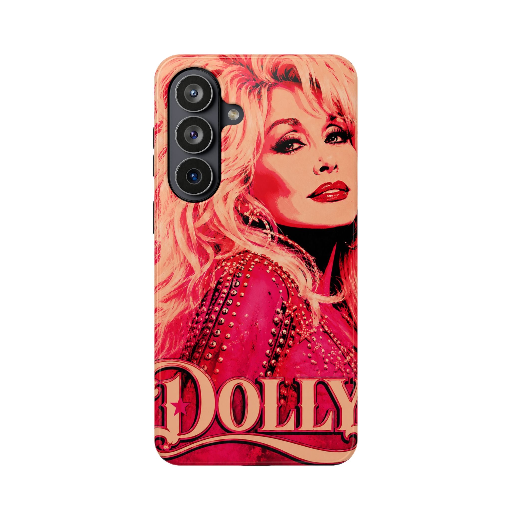 Dolly Parton DOLLY Tough Magnetic Phone Case | Pink Pop Art MagSafe Case