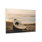 Surfboard Acrylic Wall Art, Coastal Beach Photography Print