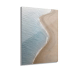 Acrylic Print - Serene Coastal Beach Wall Art (French Cleat Hanging)