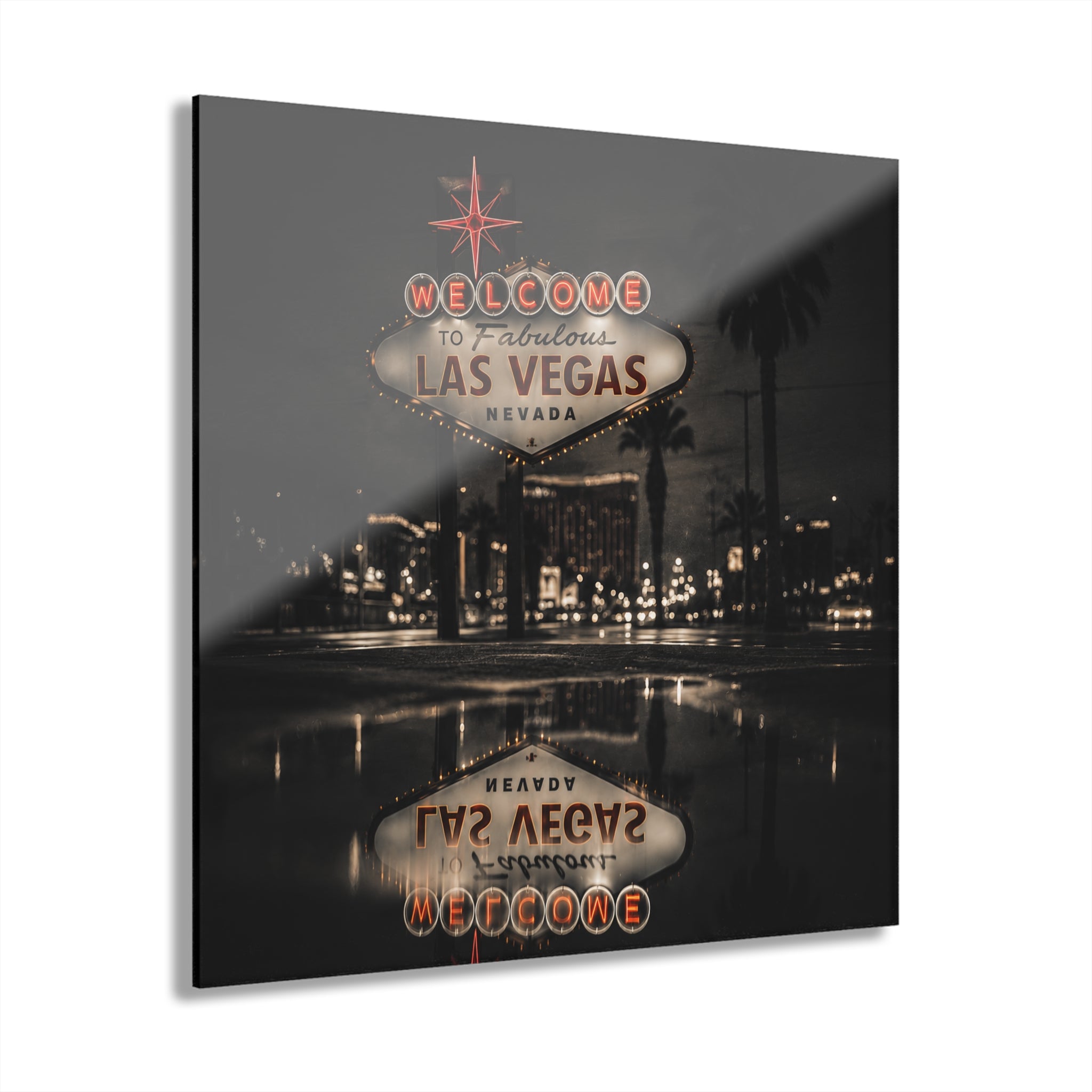 LAS VEGAS No. 1 | 4-Piece Acrylic Wall Art Set