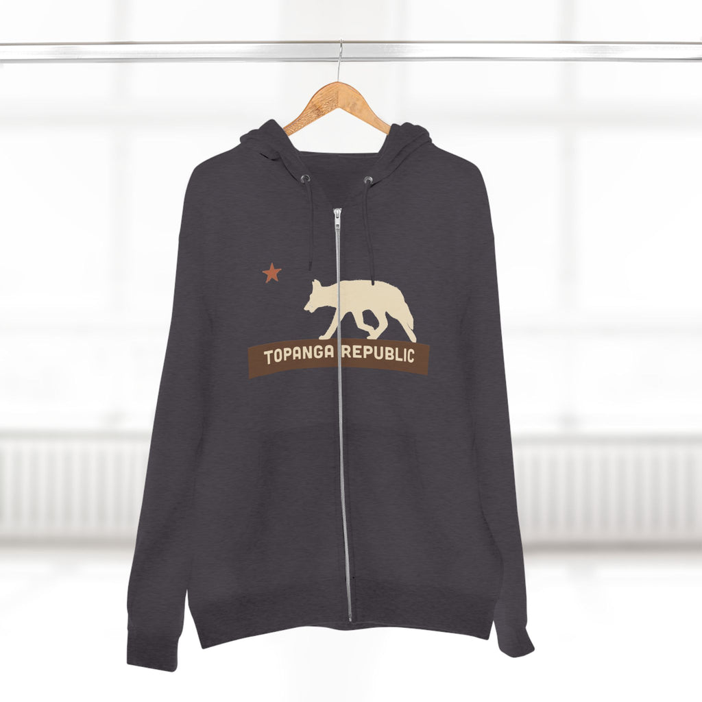 'Old Canyon Road' Zip Hoodie