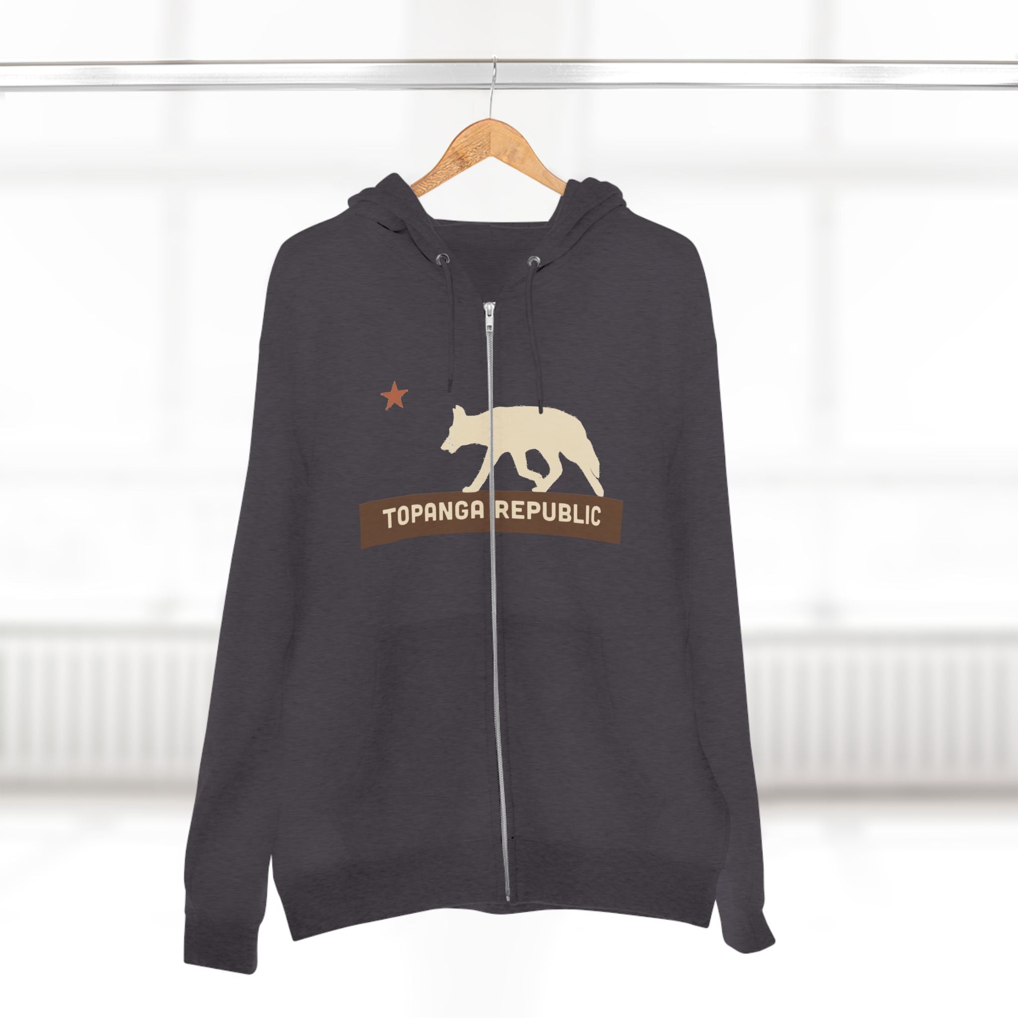 'Old Canyon Road' Zip Hoodie