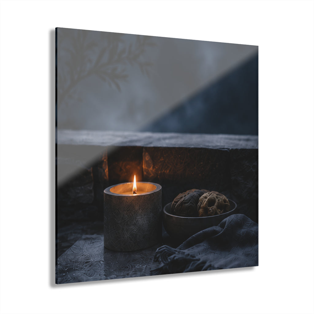 BLUE HOUR No. 2 | 4-Piece Acrylic Spa Wall Art Set