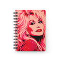 Dolly Parton HOT PINK Journal | Glam Pop Art Spiral Notebook