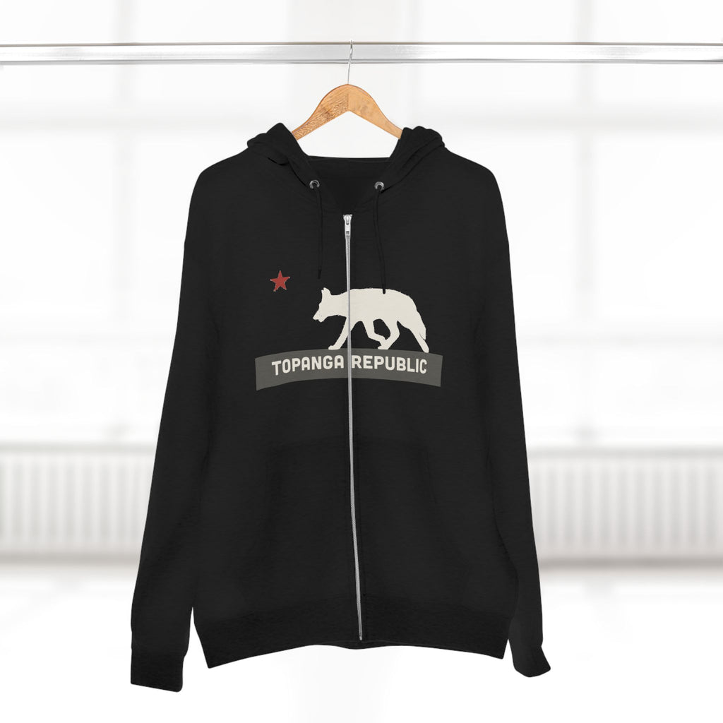 'Topanga Canyon Blvd' Zip Hoodie
