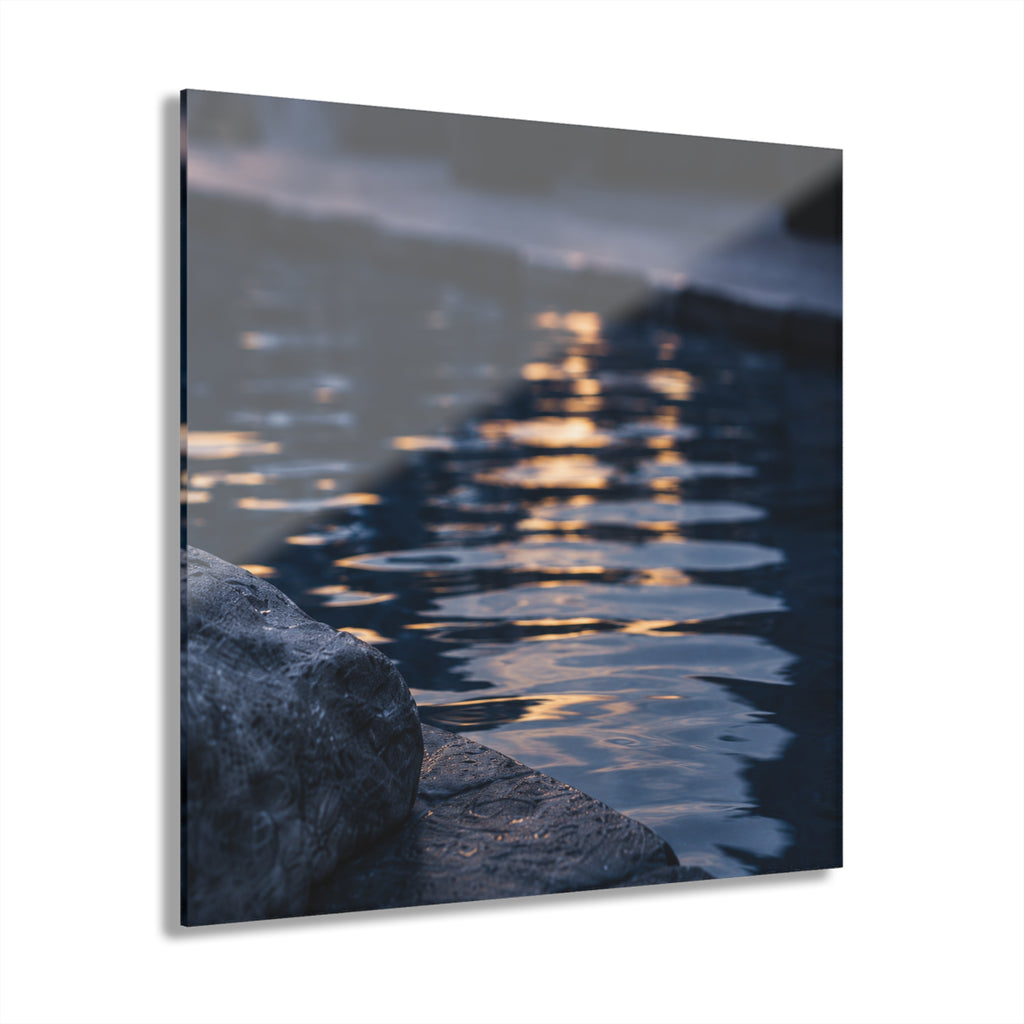 BLUE HOUR No. 1 | 4-Piece Acrylic Spa Wall Art Set