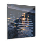 BLUE HOUR No. 1 | 4-Piece Acrylic Spa Wall Art Set