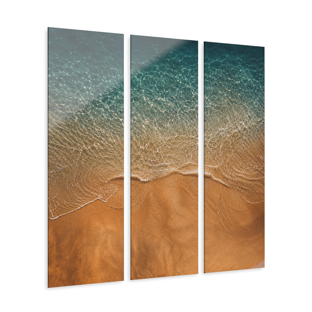 Shallow Water No.1 | Split Acrylic Triptych