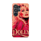Dolly Parton DOLLY Tough Magnetic Phone Case | Pink Pop Art MagSafe Case