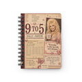 Dolly Parton 9 to 5 Journal | Vintage Office Collage Spiral Notebook