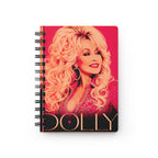 Dolly Parton DOLLY Journal | Pink Pop Art Spiral Notebook