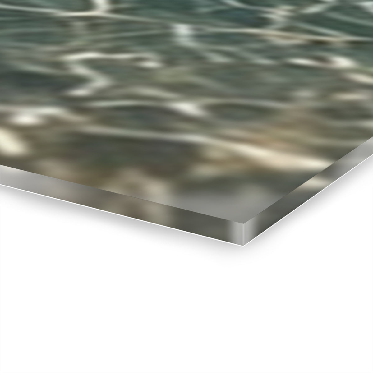 Shallow Water Light | Split Acrylic Triptych