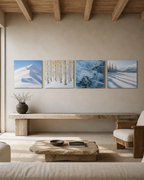 ASPEN | 4-Piece Acrylic Winter Wall Art Set