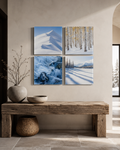 ASPEN | 4-Piece Acrylic Winter Wall Art Set