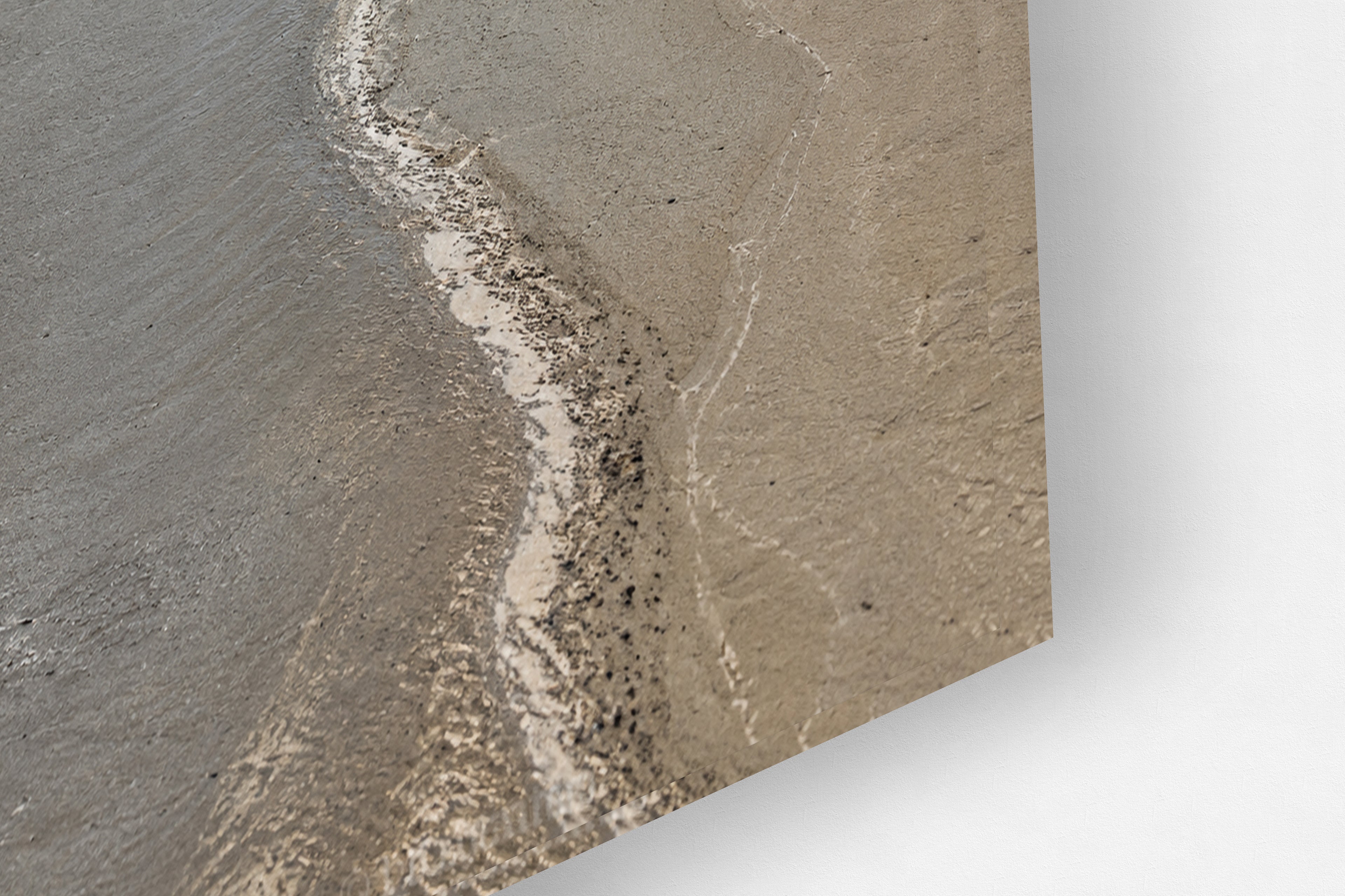 Coastal Sand Dune Acrylic Print — Minimal Beach Wall Art (French Cleat Hanging)