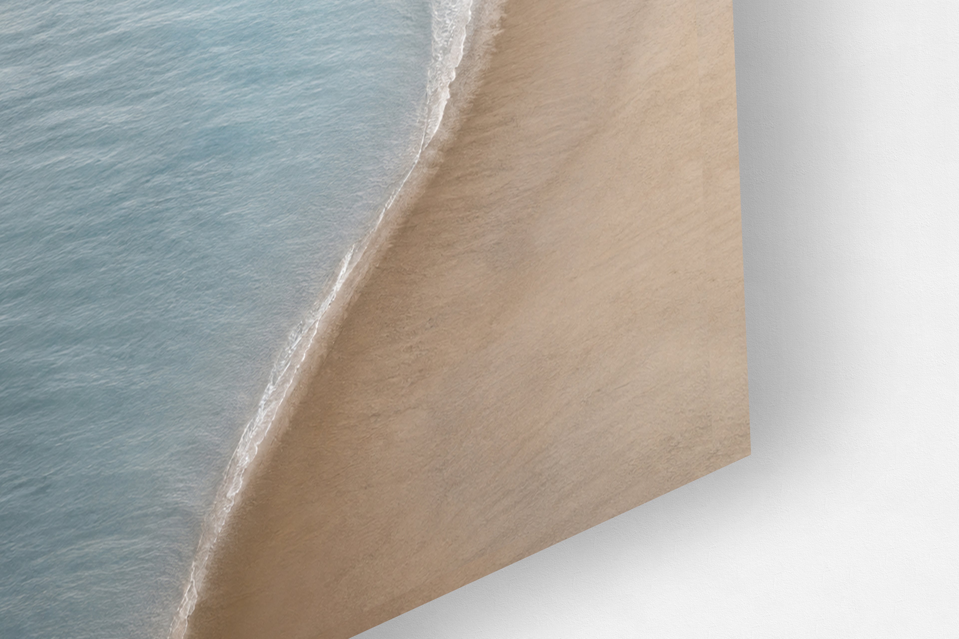 Acrylic Print - Serene Coastal Beach Wall Art (French Cleat Hanging)