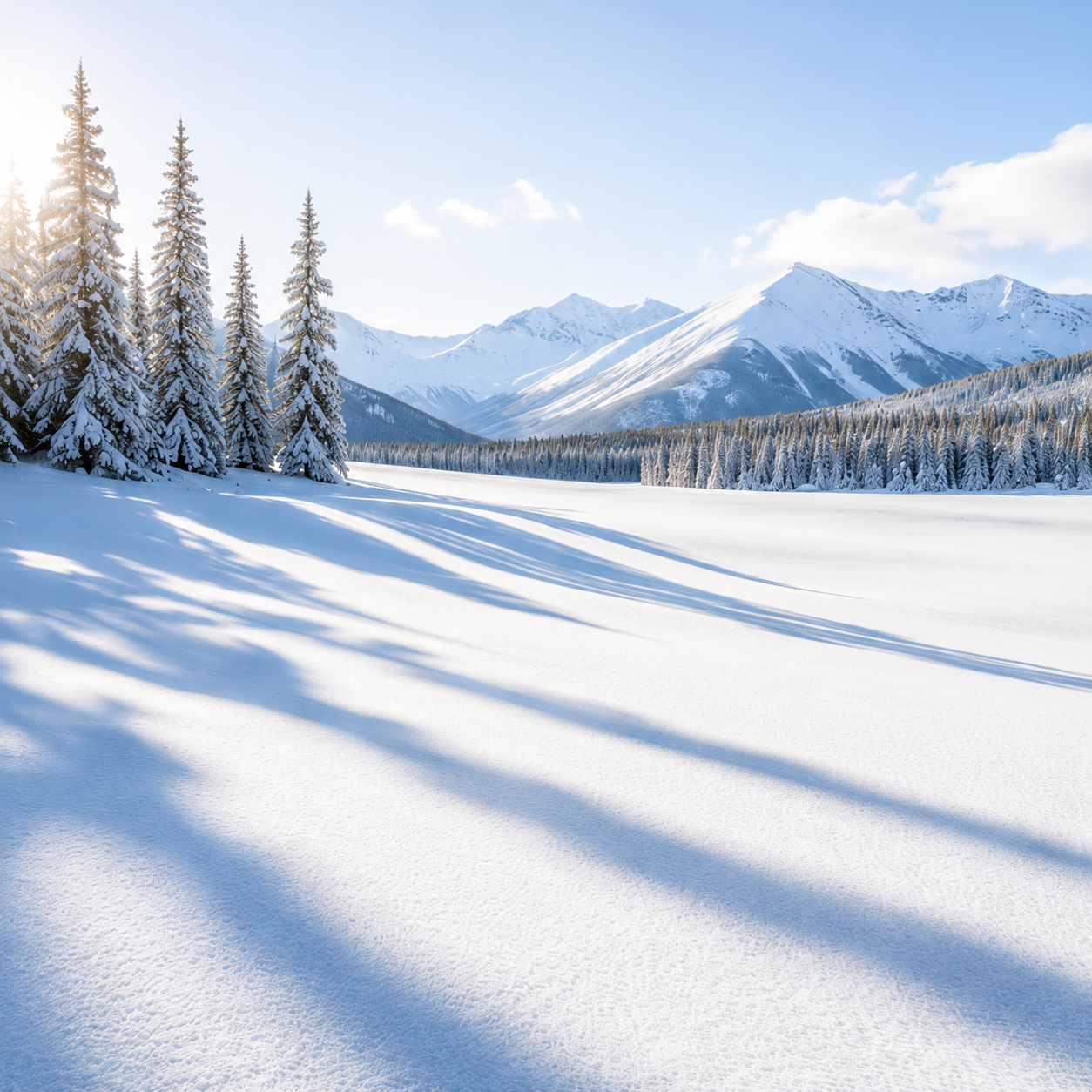ASPEN | 4-Piece Acrylic Winter Wall Art Set