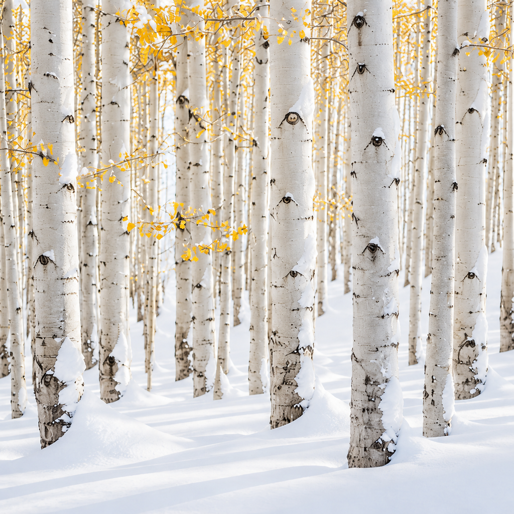ASPEN | 4-Piece Acrylic Winter Wall Art Set