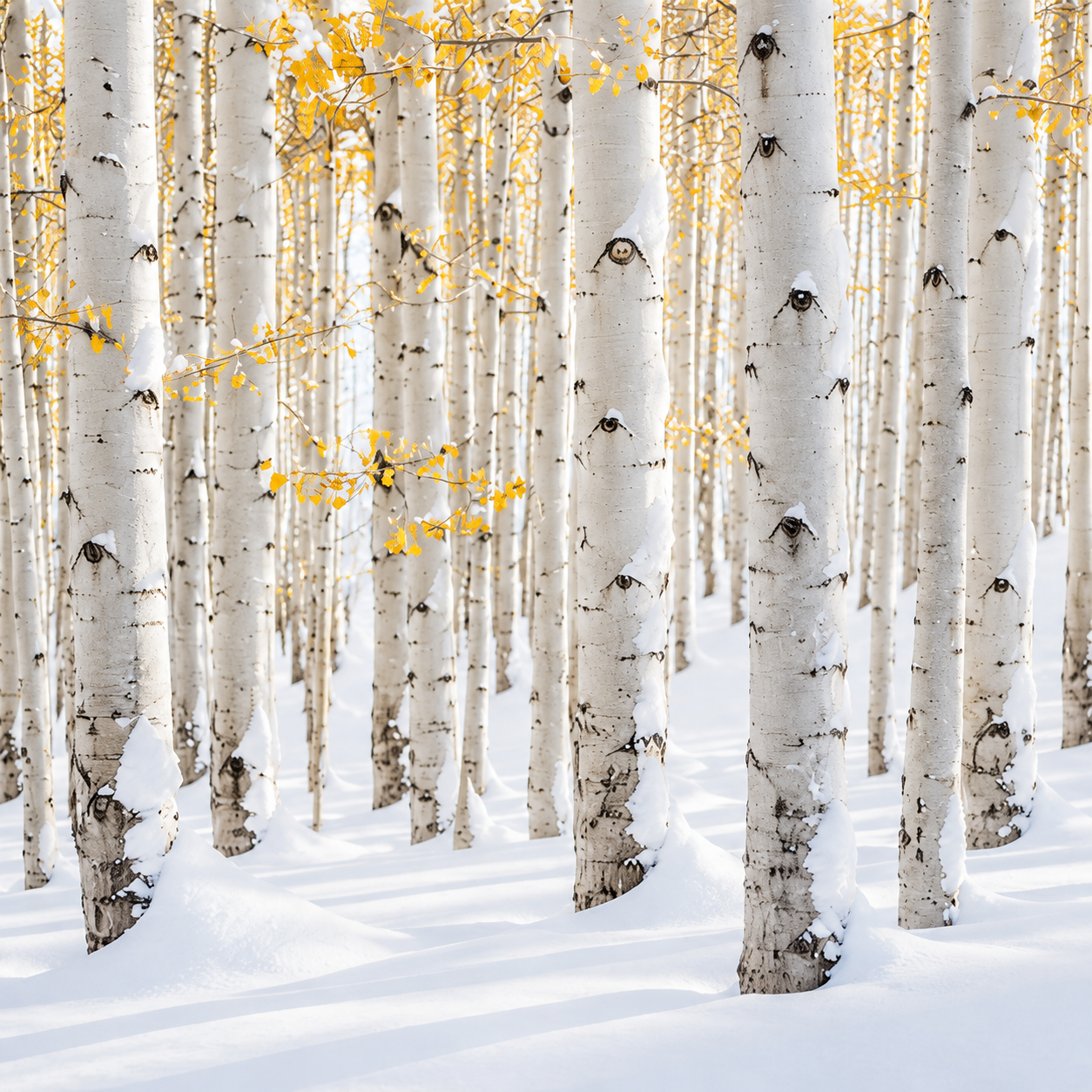 ASPEN | 4-Piece Acrylic Winter Wall Art Set
