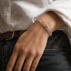 Auralite 23 Round Bead Bracelet 8mm - Ancient Wisdom