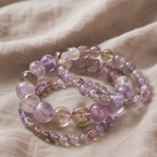 Auralite 23 Round Bead Bracelet 8mm - Ancient Wisdom