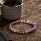 Auralite 23 Round Bead Bracelet 8mm - Ancient Wisdom
