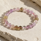 Auralite 23 Round Bead Bracelet 8mm - Ancient Wisdom