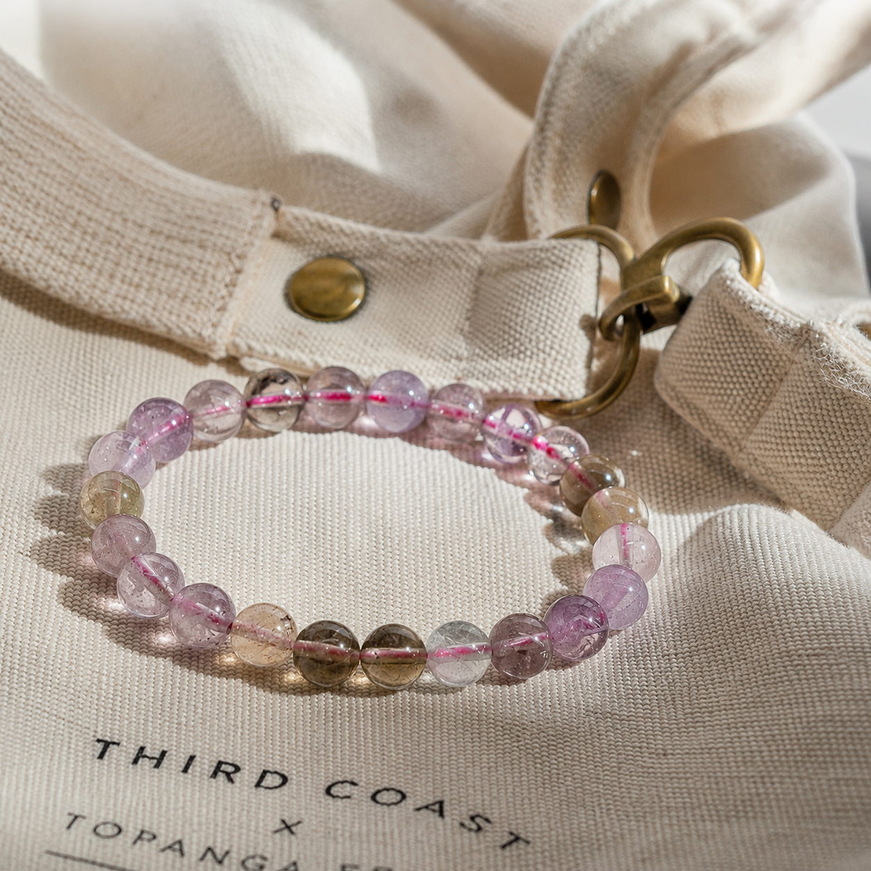 Auralite 23 Round Bead Bracelet 8mm - Ancient Wisdom