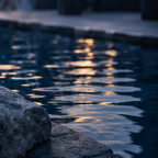 BLUE HOUR | 4-Piece Acrylic Moody Spa Wall Art Set