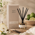 Cashmere and Vanilla Tinted Glass Jar Reed Diffuser