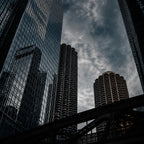 Chicago | 4-Piece Urban Night Acrylic Wall Art Set