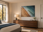 Coastal Aerial Acrylic Print (French Cleat Hanging)